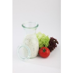 Set 6 sticle cu capac pentru sucuri/dressinguri, 250 ml