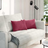 vidaXL Perne pentru canapea 2 pcs bordo 50 x 30 cm 42013632