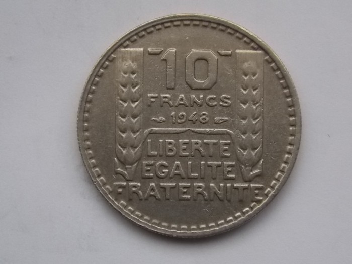 10 FRANCS 1948 FRANTA