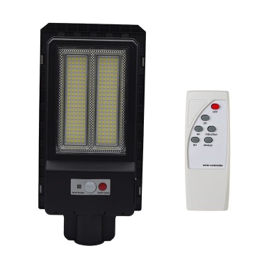 Lampa solara perete LED, N624B, 240W, telecomanda foto