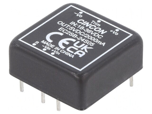 Convertor DC/DC 10W 18-36V la 5V 2000mA EC2SB-24S05