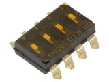 Comutator DIP-SWITCH ON-OFF 2 Poz 24VDC SMT