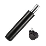 Cumpara ieftin Set rolă universală &Oslash;11 mm, PVC si cilindru piston, gaz, pentru scaune birou, negru, 35 cm