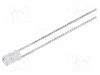 Dioda LED, 3mm, portocalie, 160mcd, 20mA, 1,6...2,4V, LUCKYLIGHT - 304AC4J-1B