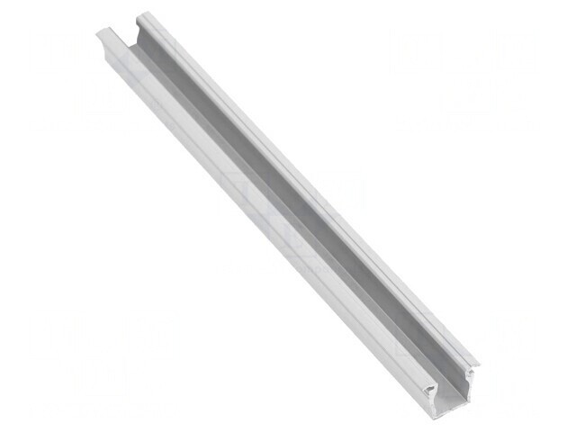 Profil LED Aluminiu Anodizat Argintiu 1m