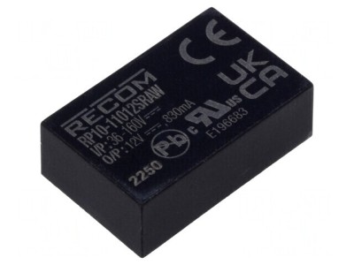 Convertor DC/DC 10W 36-160V la 12V 830mA foto