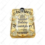 Set 6 pahare cu sticla pentru whiskey &ndash; Boldog Nevnapot!