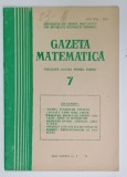 GAZETA MATEMATICA , PUBLICATIE LUNARA PENTRU TINERET , NR. 7 , 1979