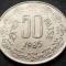 Moneda exotica 50 PAISE - INDIA, anul 1985 * cod 4577 = A.UNC - luciu de batere