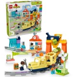LEGO&reg; DUPLO - Tren comunitar mare si interactiv 10428, 103 piese