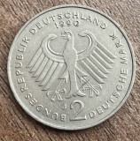 C50 - Moneda foarte veche - Germania - 2 marci - 1990 litera J