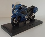 Macheta motocicleta Yamaha FJR 1300 2018 albastru - Motor Max 1/18