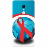 Husa silicon pentru Xiaomi Redmi Note 4, World Aids Day