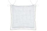 Pernă De Scaun Helios 38X38 Cm, Culoare Alb, 100% Bumbac