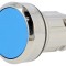 Comutator apăsare 22mm albastru