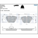 DELPHI LP3630 set placute frana,frana disc