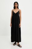 Answear Lab rochie culoarea negru, maxi, dreaptă