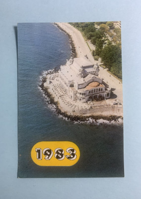 Calendar 1983 Constanța-restaurantul Cazino foto