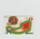 bnk card Cartele telefonice - Olanda - fotbal - KPN - Chip Cards &amp; L&amp;G Cards - Wk Football 1998 - Bie:CG017-02