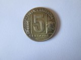 Argentina 5 Centavos 1948, America Centrala si de Sud, Aluminiu