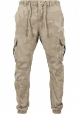 Pantaloni camo cargo jogging pants - nisip-camuflaj Urban Classics 38 EU foto