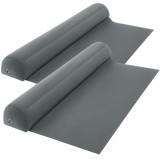 Barieră de siguranță umflabilă pentru pat 140 cm, pachet cu 2 bucăți, pentru călătorii cu copii &ndash; Gri