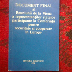 d3 Document final al Reuniunii de la Viena a reprezentantilor statelor...