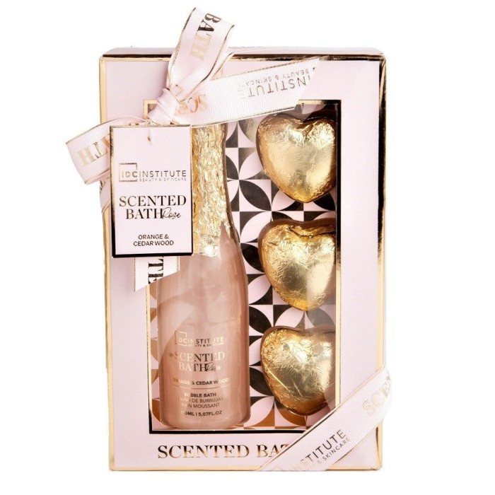 Set ingrijire corporala Scented Bath Rose IDC Institute 44506, 240 ml