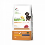 Natural Trainer, Sensitive No Gluten Mini &amp; Toy Adult, Miel si Cereale Integrale, 2 kg