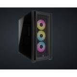 Carcasa iCUE 5000D RGB Airflow Mid Tower ATX, negru, Corsair