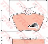 Set placute frana,frana disc ALFA ROMEO 156 (932) (1997 - 2005) TRW GDB1147