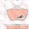 Set placute frana,frana disc ALFA ROMEO 156 (932) (1997 - 2005) TRW GDB1147