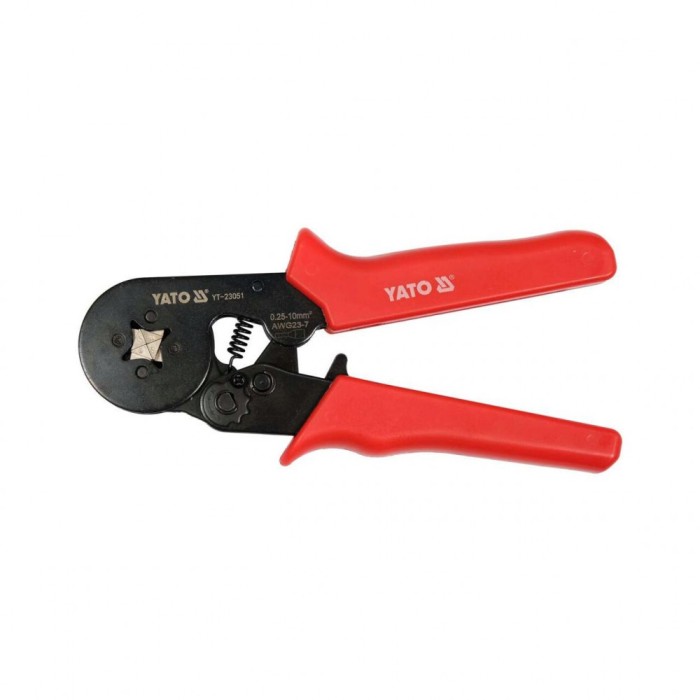 Cleste sertizare conectori 0.25-10mmp 175 mm Yato YT-23051