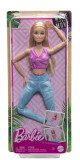 Papusa - Barbie Made to Move - Blonda cu top mov | Mattel