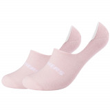 șosete Skechers 2PPK Mesh Ventilation Footies Socks SK44008-4242 Roz