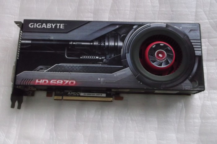 Placa video GIGABYTE Radeon HD6870 1GB GDDR5 256-bit