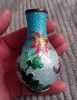 Vaza mica alama emailata Ginbari perioada Meiji-Japonia, Vase