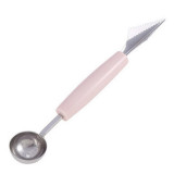 Decorator dublu din plastic si inox, 2 capete diferite, 18 cm,