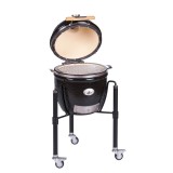 STARTER SET Grill ceramic cu carbuni JUNIOR Pro Serie 2.0 negru, Monolith Essential GrillCooking