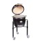 STARTER SET Grill ceramic cu carbuni JUNIOR Pro Serie 2.0 negru, Monolith Essential GrillCooking