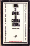 HST C1845 Limbă și g&acirc;ndire &icirc;n cultura indiană 1976 Sergiu Al-George