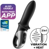 SATISFYER - HOT PASSION ANAL VIBRATOR APP BLACK, SATISFYER CONNECT