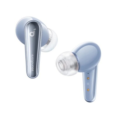Casti fara Fir True Wireless, ANC - Anker SoundCore Liberty 4 (A3953G31) - Sky Blue foto