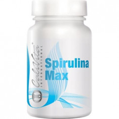 Complex nutritiv cu spirulina, fier, zinc si vitamina B pentru detoxifiere si alcalinizare, Spirulina Max, 60 tablete, CaliVita foto