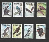 Rwanda 1977 - Păsări de prada, serie neuzata