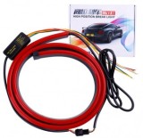 Banda LED Auto Spate 103cm, Rosu, Semnalizare, Frana, Pozitie, Flexibila, 12V