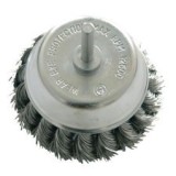 Perie Sarma Impletita Tip Cupa Cu Tija Proline 75Mm
