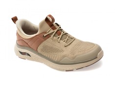 Pantofi sport SKECHERS gri, ARCH FIT CROSSER, din material textil