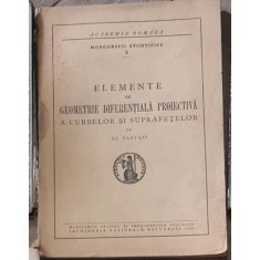A. Pantazi - Elemente de Geometrie Diferentiala Proiectiva a Curbelor si Suprafetelor