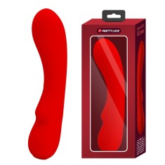Pretty Love Matt Red Vibrator cu 12 Funcții și Memorie